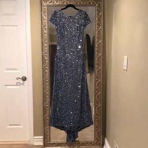 Adrianna Papell sequin gown